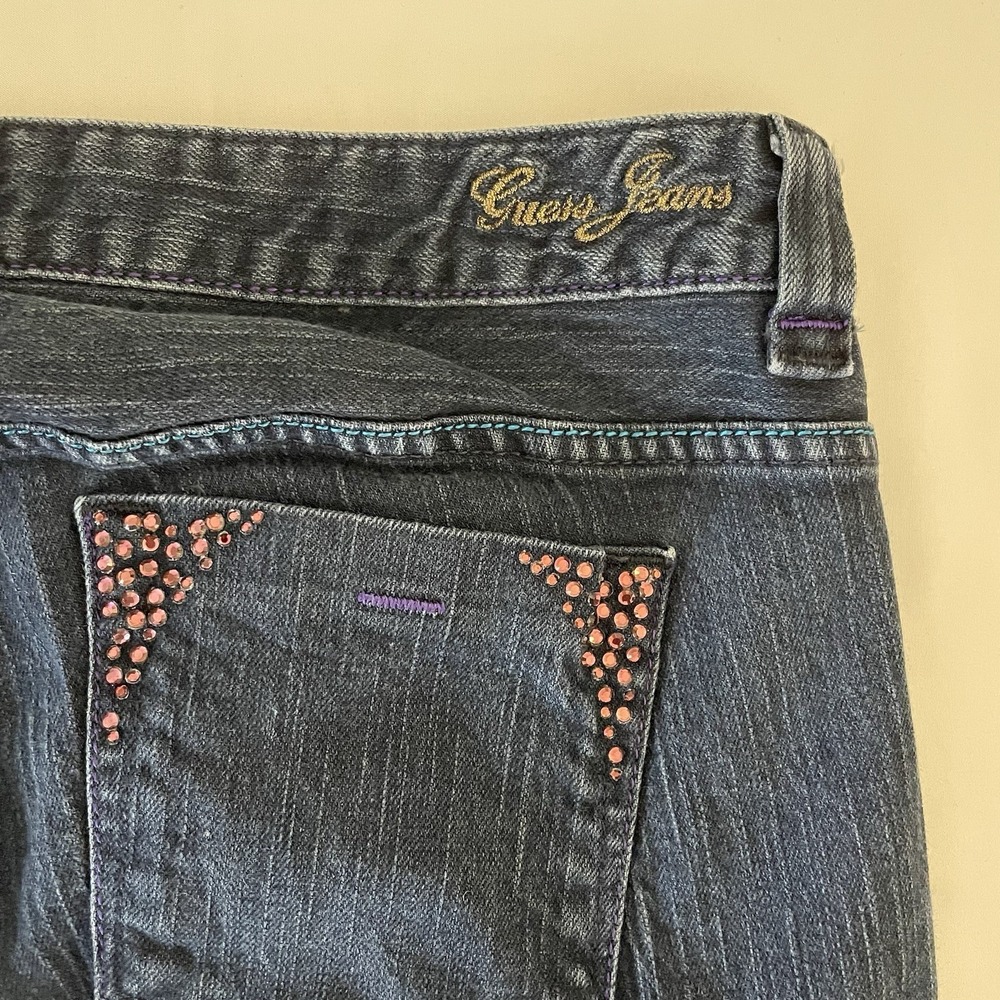 Guess Jeans Womens 32 X 28 Low Rise Denim - Picture 7 of 13